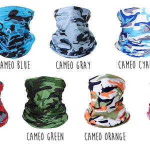 Tubular bandana Pick a Color Performance Headband / Scarf/ Balaclava / Neck Gaiter / Tube Scarf Cameo