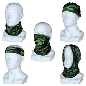 Tubular bandana Pick a Color Performance Headband / Scarf/ Balaclava / Neck Gaiter / Tube Scarf image 3