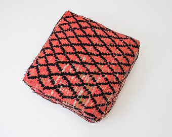 Traditional Handmade Bohemian Moroccan Berber Pouf