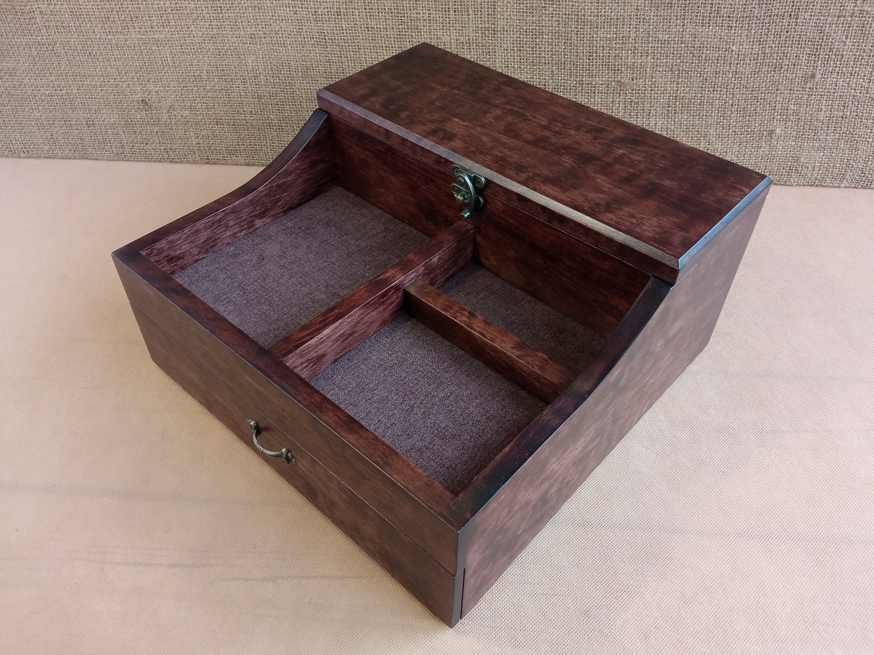 watch box, wooden organizer,  wood  dock, watch holden, dresser caddy,wood walet, office organizen, wood caddy, gift to father