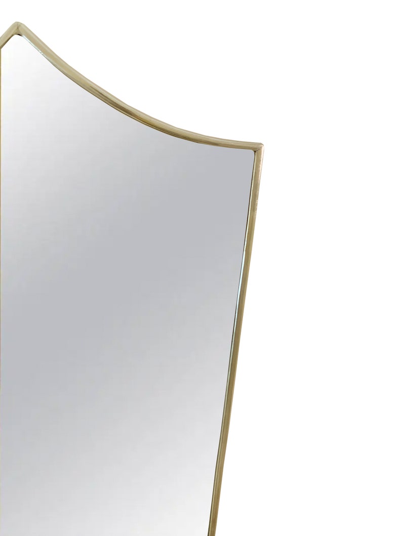 Italian Brass Frame Wall Mirror Gold Frame Mirrors Brass Etsy