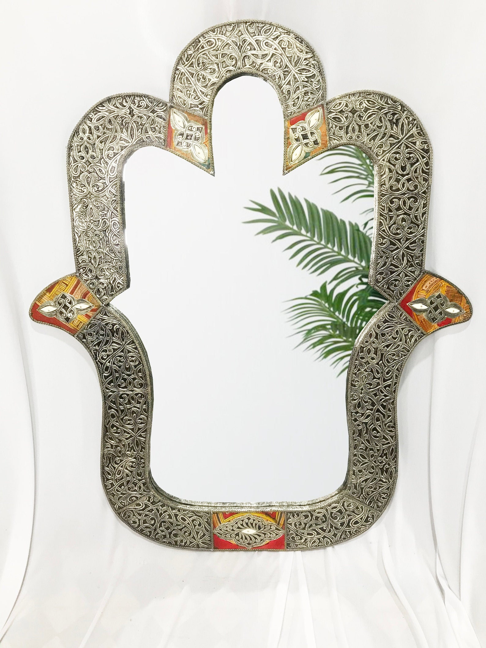 Vintage marokkanischer Spiegel Bodenspiegel großer Spiegel | Etsy