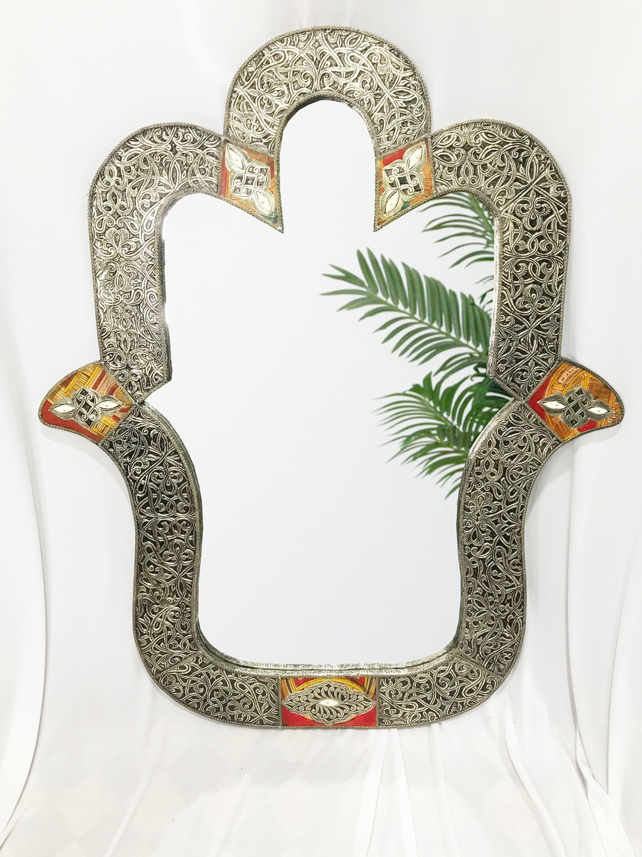 Vintage marokkanischer Spiegel Bodenspiegel großer Spiegel | Etsy