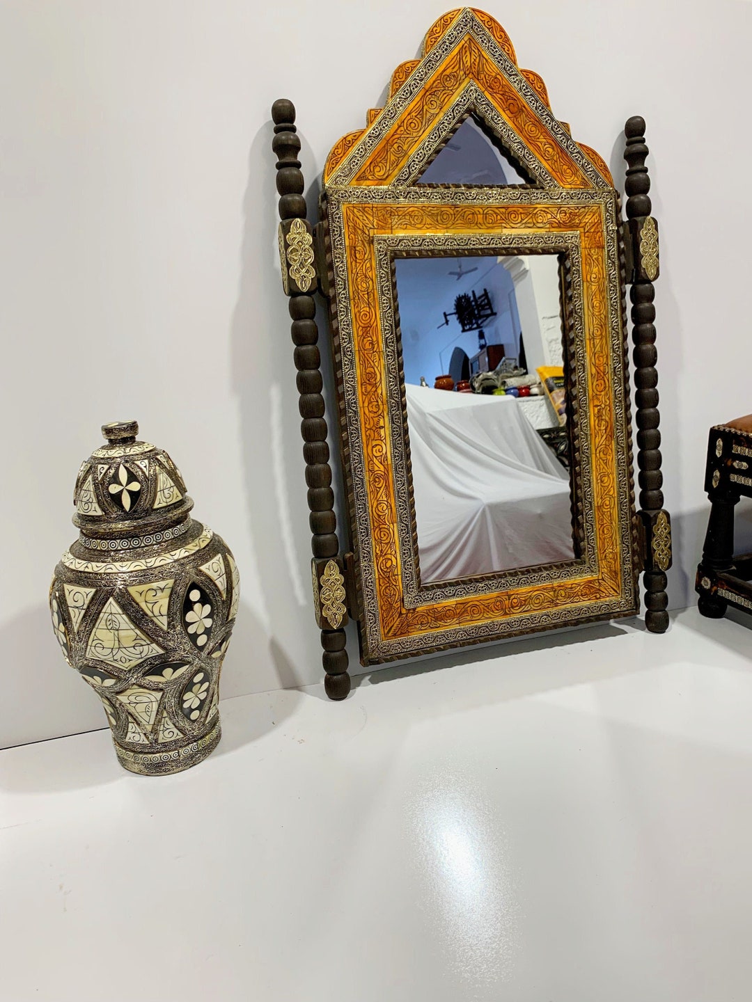 Moroccan Vintage Arch Mirror Floor Mirror Wall Mirror Decor - Etsy
