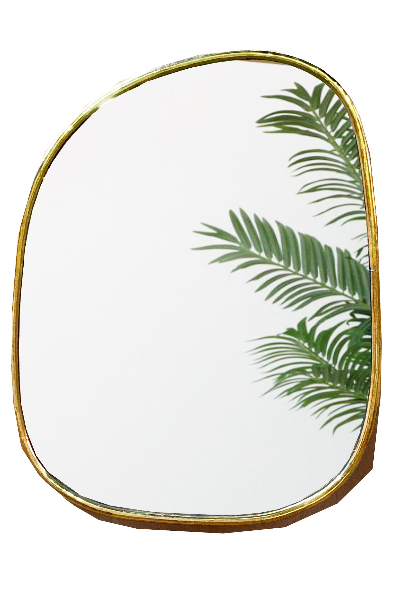 Irregular Golden Mirror Gold Mirror Brass Mirror Handmade Etsy