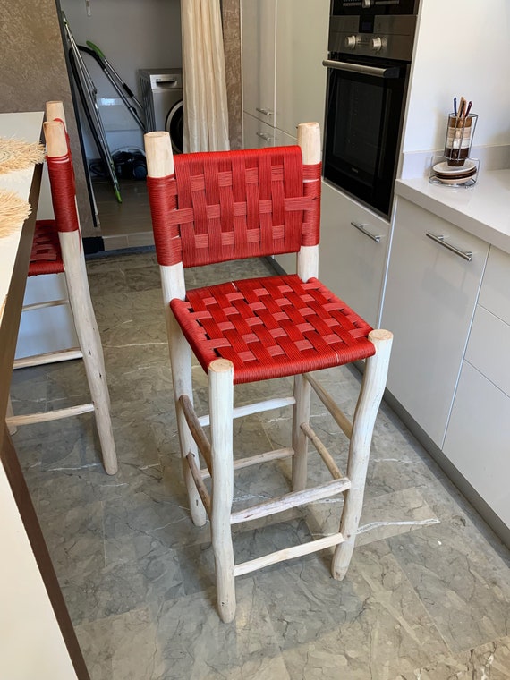 Red Bar Stools Counter Stools Counter Height Bar Stools Bar Etsy