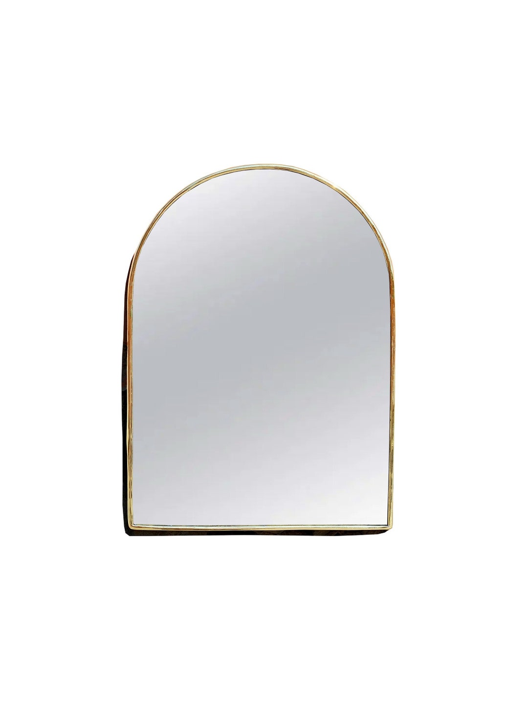 Antique Mirror, Aged Brass Mirror, Arch Mirror Handmade Mirror, Customized Mirror, Bronze Wall ...