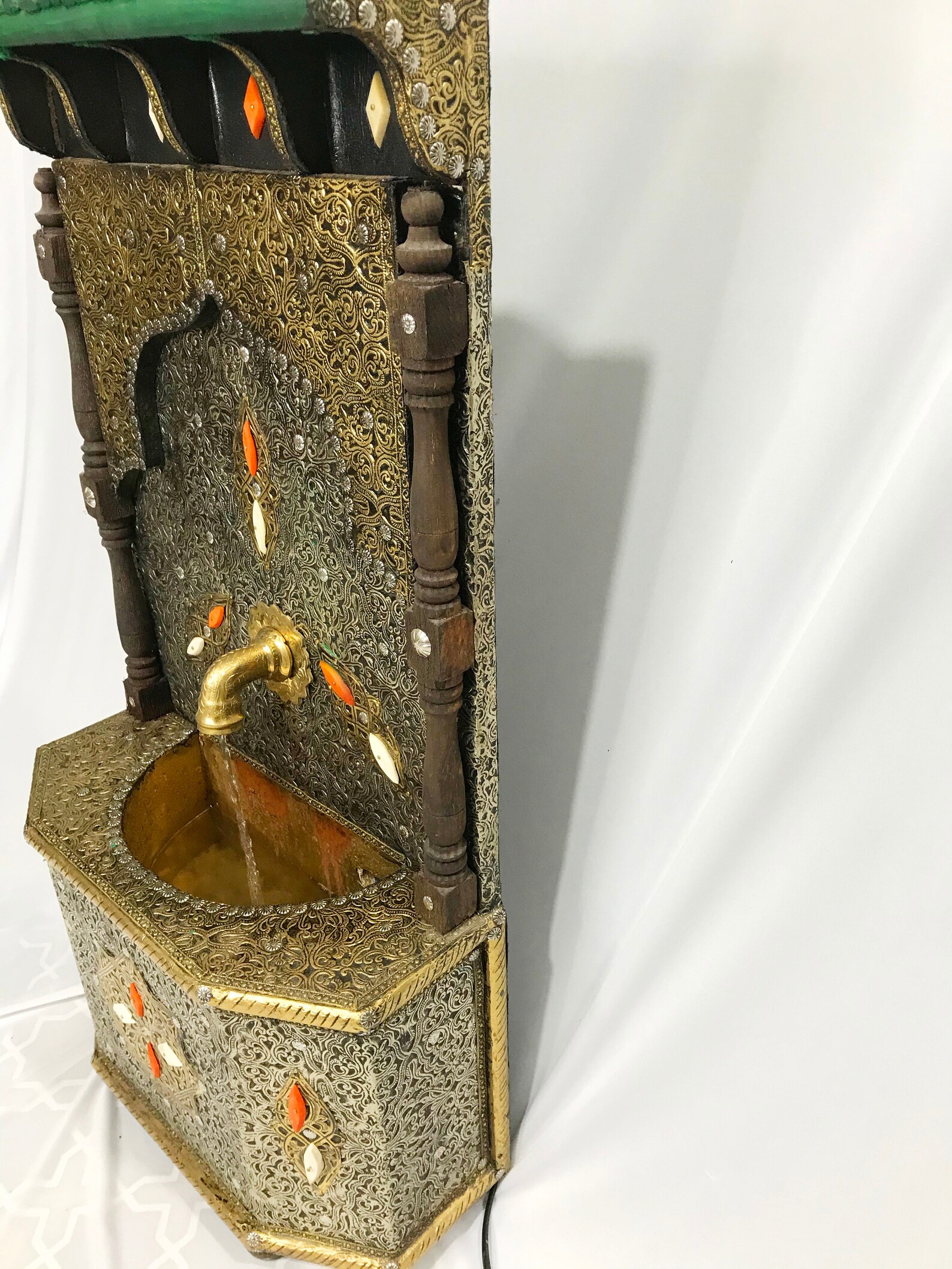 Moroccan Indoor Water Fountain for Home Water Features Etsy