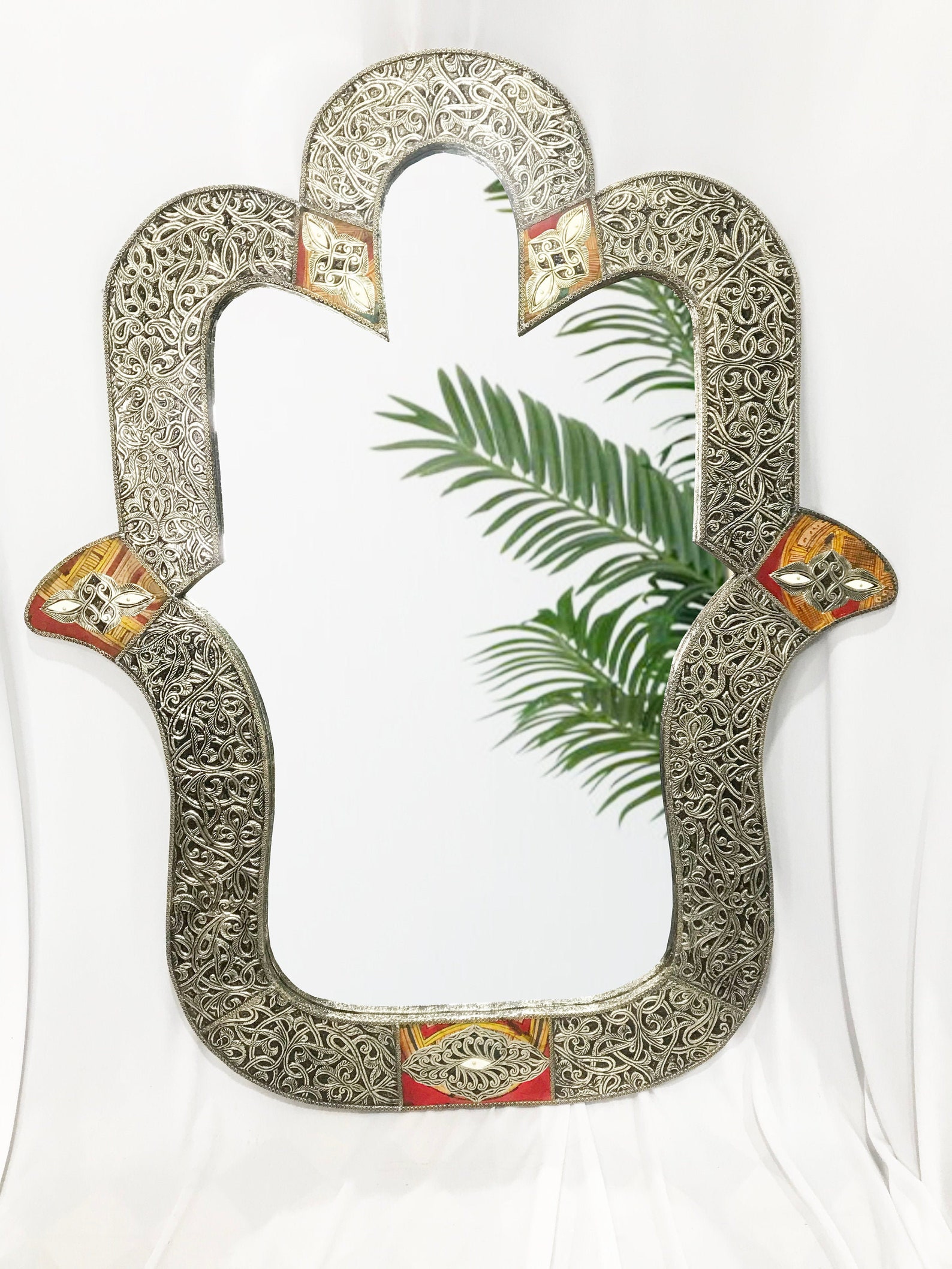 Vintage marokkanischer Spiegel Bodenspiegel großer Spiegel | Etsy