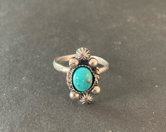 Whitewater Turquoise Sized To Order Stacking Ring