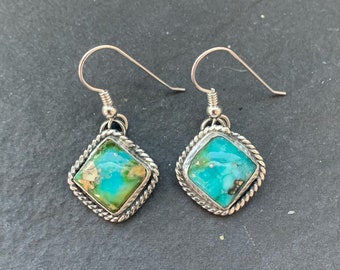 Sonoran Mountain Turquoise Dangle Earrings