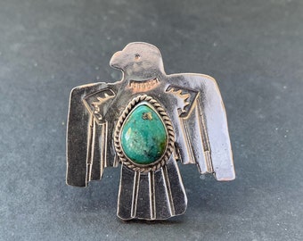 Sierra Bella Turquoise Thunderbird Ring