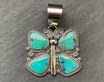 Campitos Turquoise Butterfly Pendant