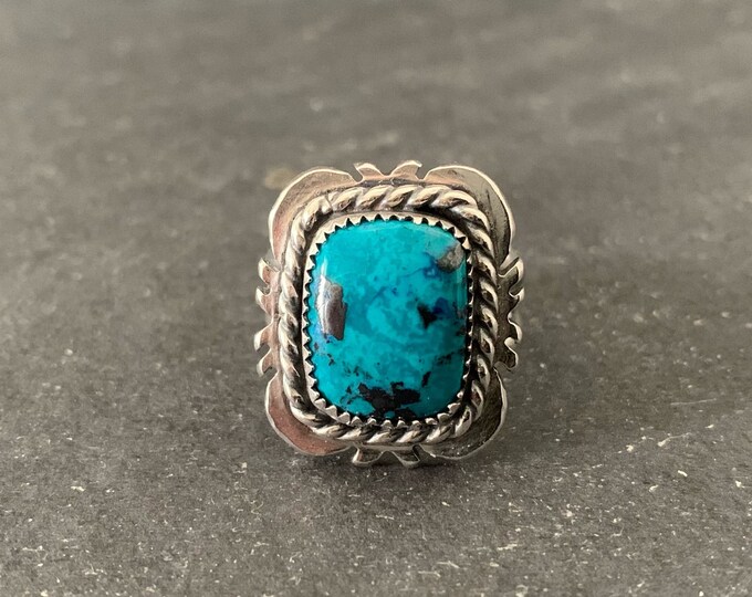 Native American Sterling Silver Shattuckite Southwestern Ring, Holiday, Gift