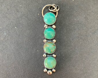 Royston Turquoise Bar Pendant