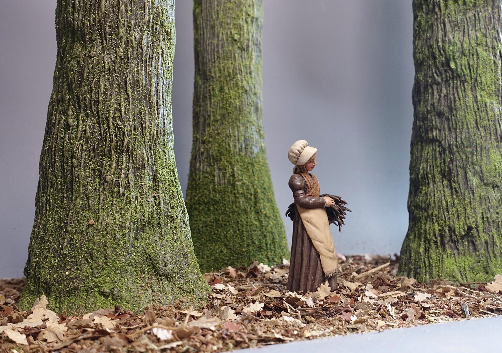 Miniature Tree Trunk Diorama Guide Realistic Model Effect Tutorial - Etsy