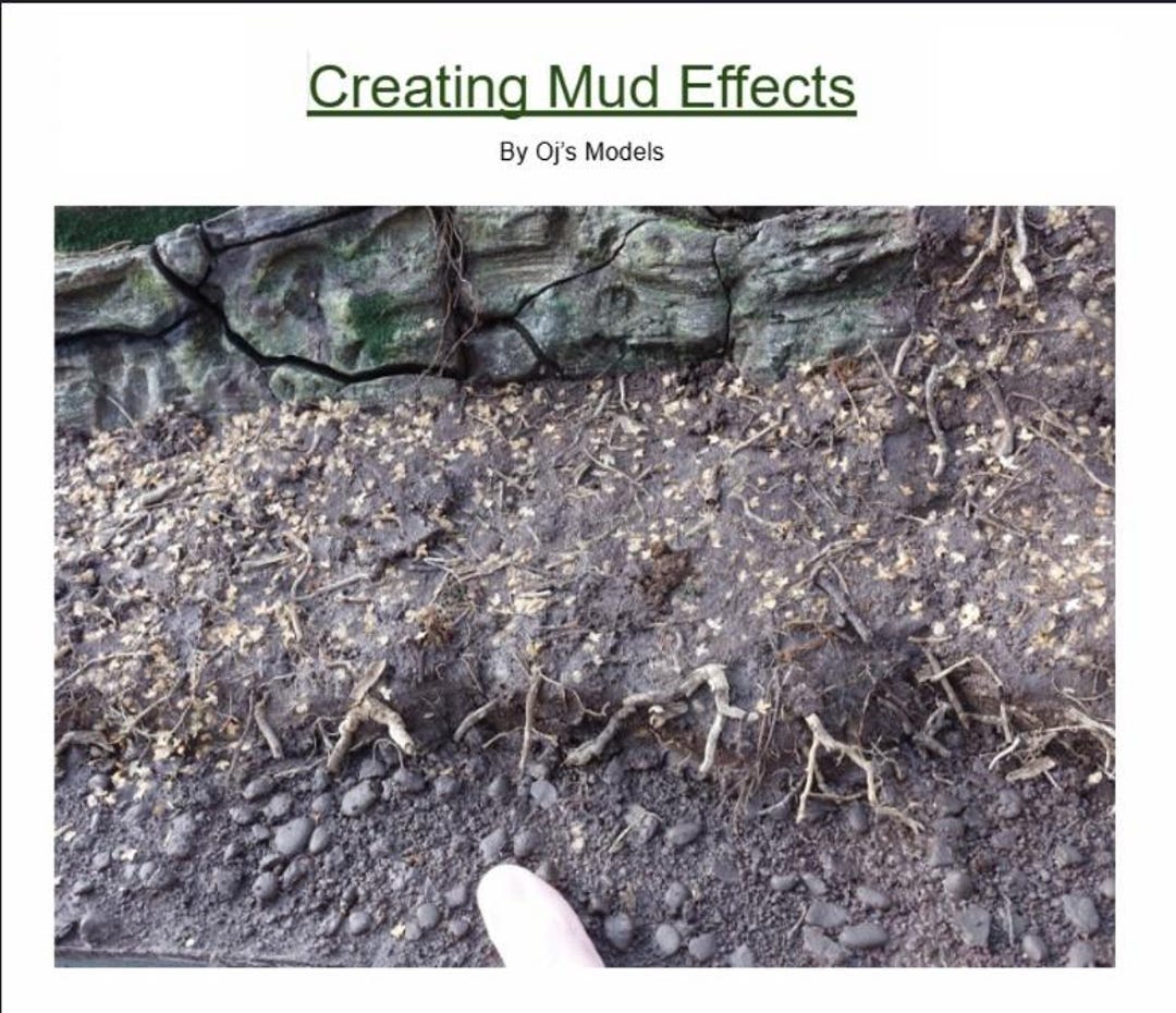 Miniature Mud Diorama Guide Realistic Model Effect Tutorial - Etsy