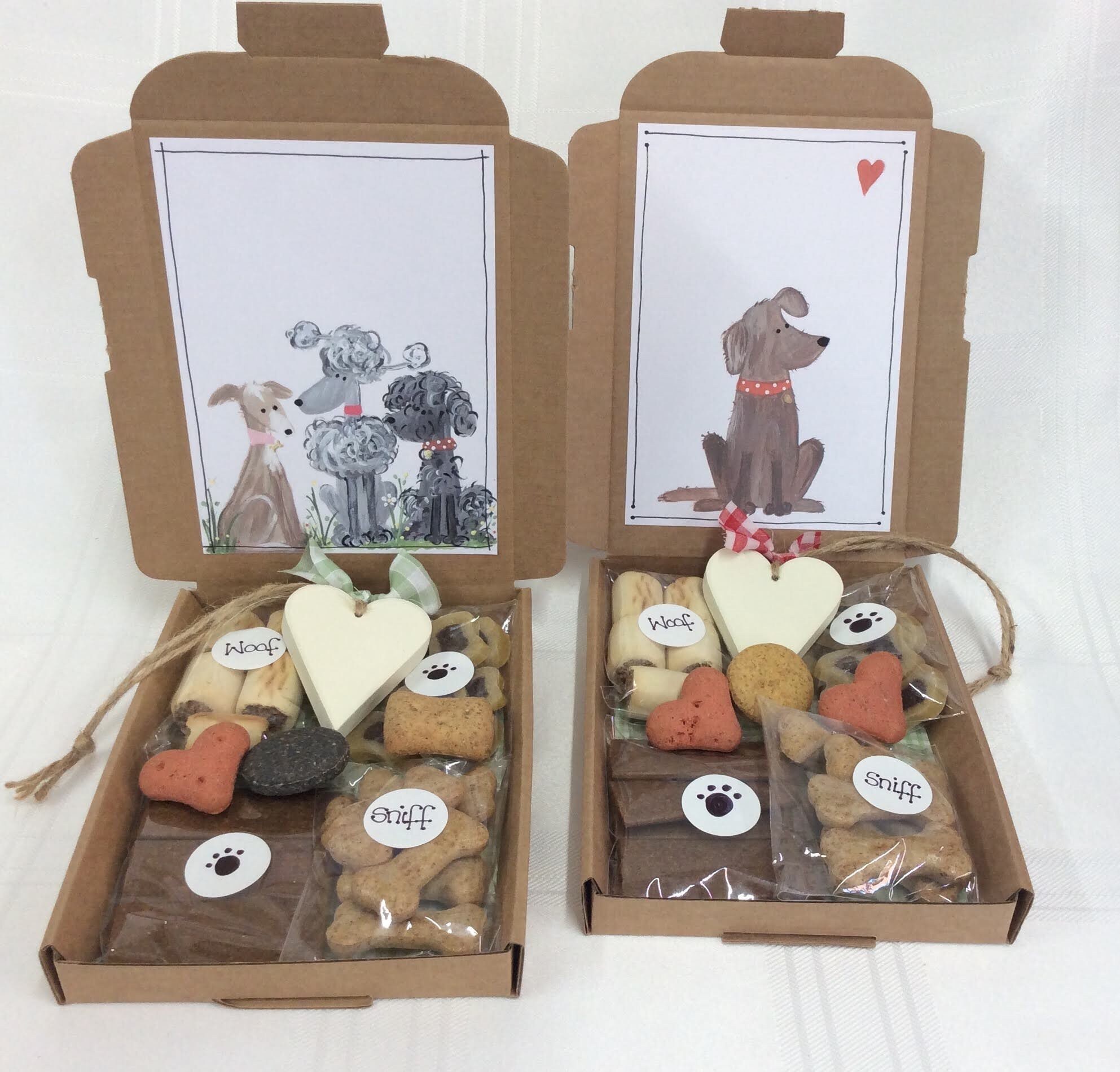 Dog Treats Dog Treat Gift Box Dogs I Love My Dog Happy Etsy