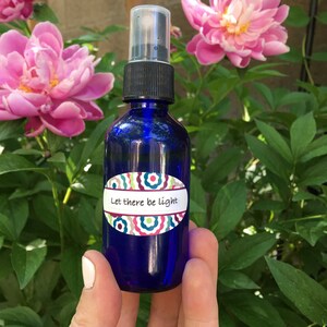 Let there be light: essential oil energy clearing spray