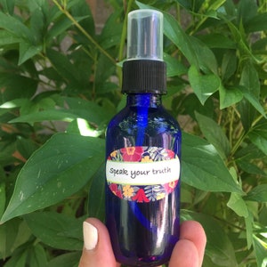 Speak your truth: essential oil spray