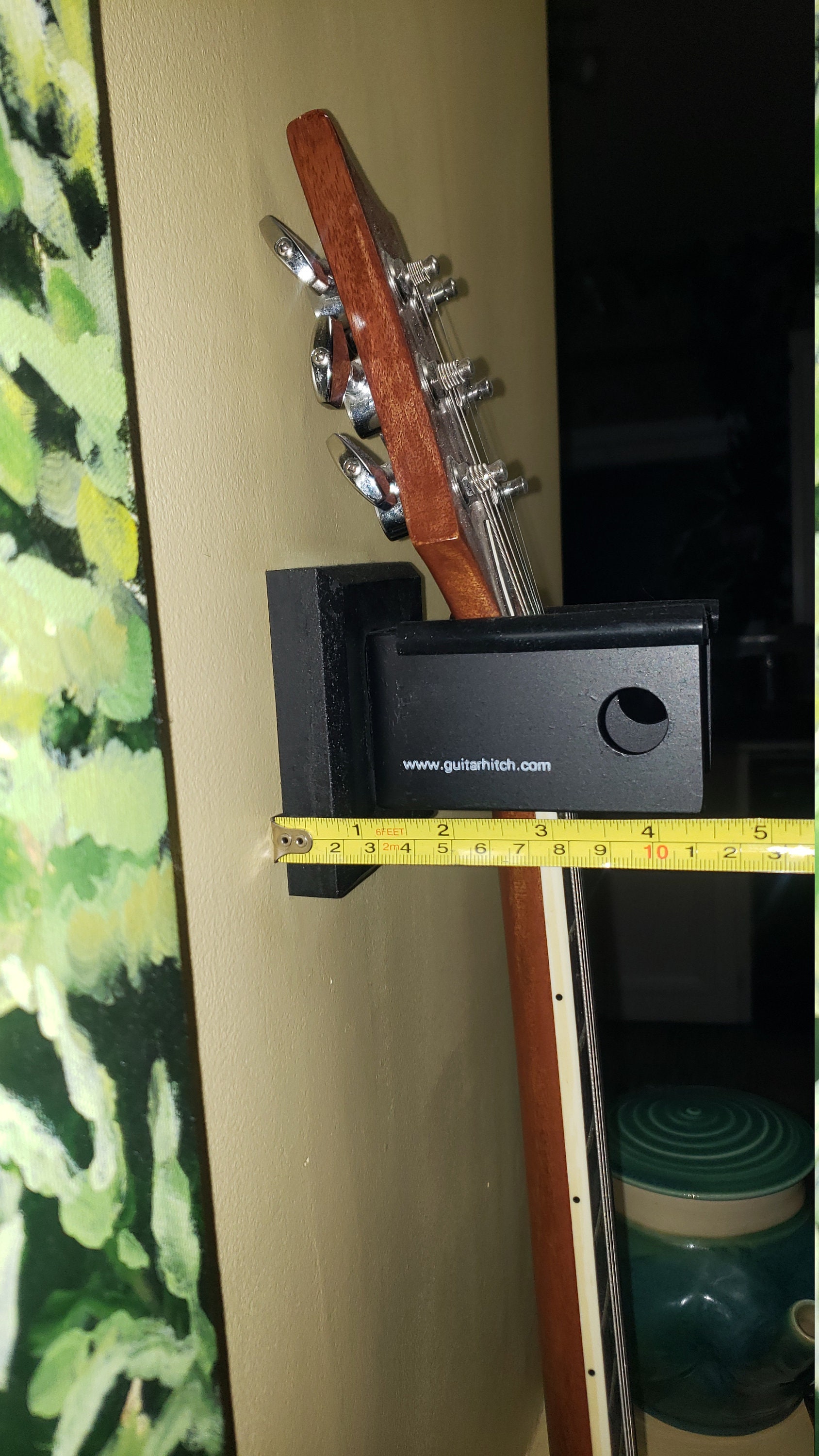 Guitarhitch Wall Hanger Mount Lock Security for Guitar Lockable 