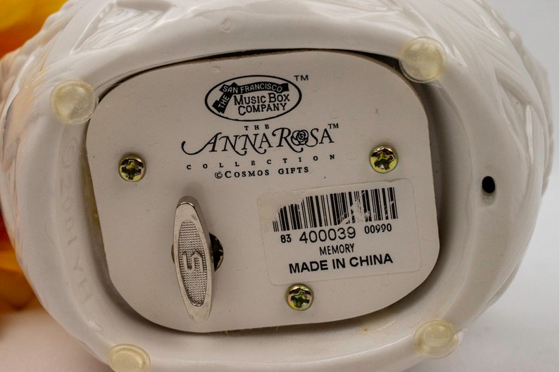 Anna Rosa Collection Cats in A Basket Music Box in Original Box San ...