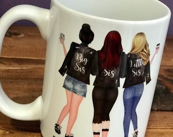 Ultimate Sisters Forever Gift: Customizable Love Mug, Celebrate Sisterhood with the Sisters Forever Forever Mug, Sisters Forever Love Mug!!