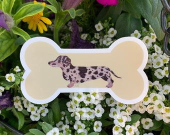 Dachshund Weiner Dog Waterproof Vinyl Sticker