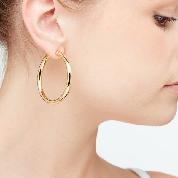 Clip on Hoop Earring Etsy