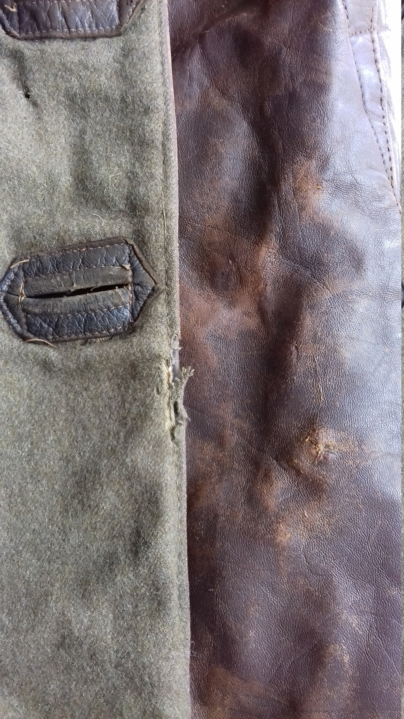 WW2 leather jerkin Etsy