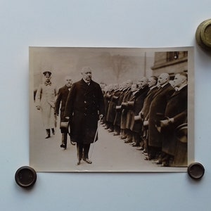 Präsident Von Hindenburg Fotografie original 1920er Jahre Pressenach WW1