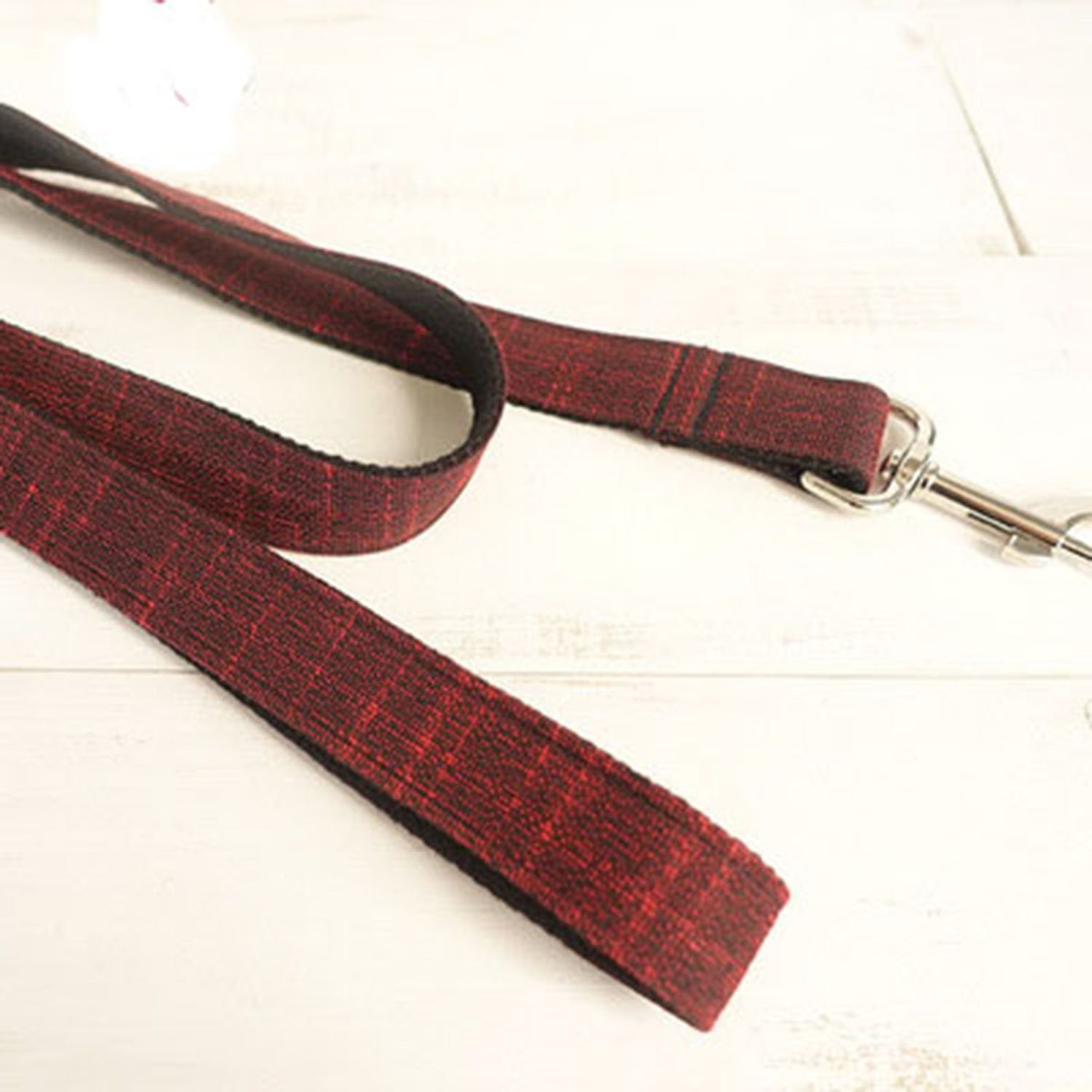 A Red Leash a Dog Leash Pet Supplies a Pet LeashPu Dog Etsy