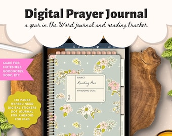 Digital Bible Journaling, Digital Bible Study, Christian Digital Planner, Undated Digital Planner, Prayer Journal, Bible Journaling