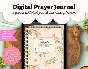 Digital Bible Journaling, Digital Bible Study, Christian Digital Planner, Undated Digital Planner, Prayer Journal, Bible Journaling