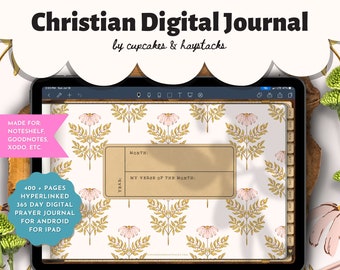 Christian Digital Planner and Prayer Journal Goodnotes Ipad - Etsy