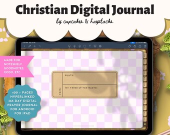 Christian Digital Planner and Prayer Journal Goodnotes Ipad - Etsy