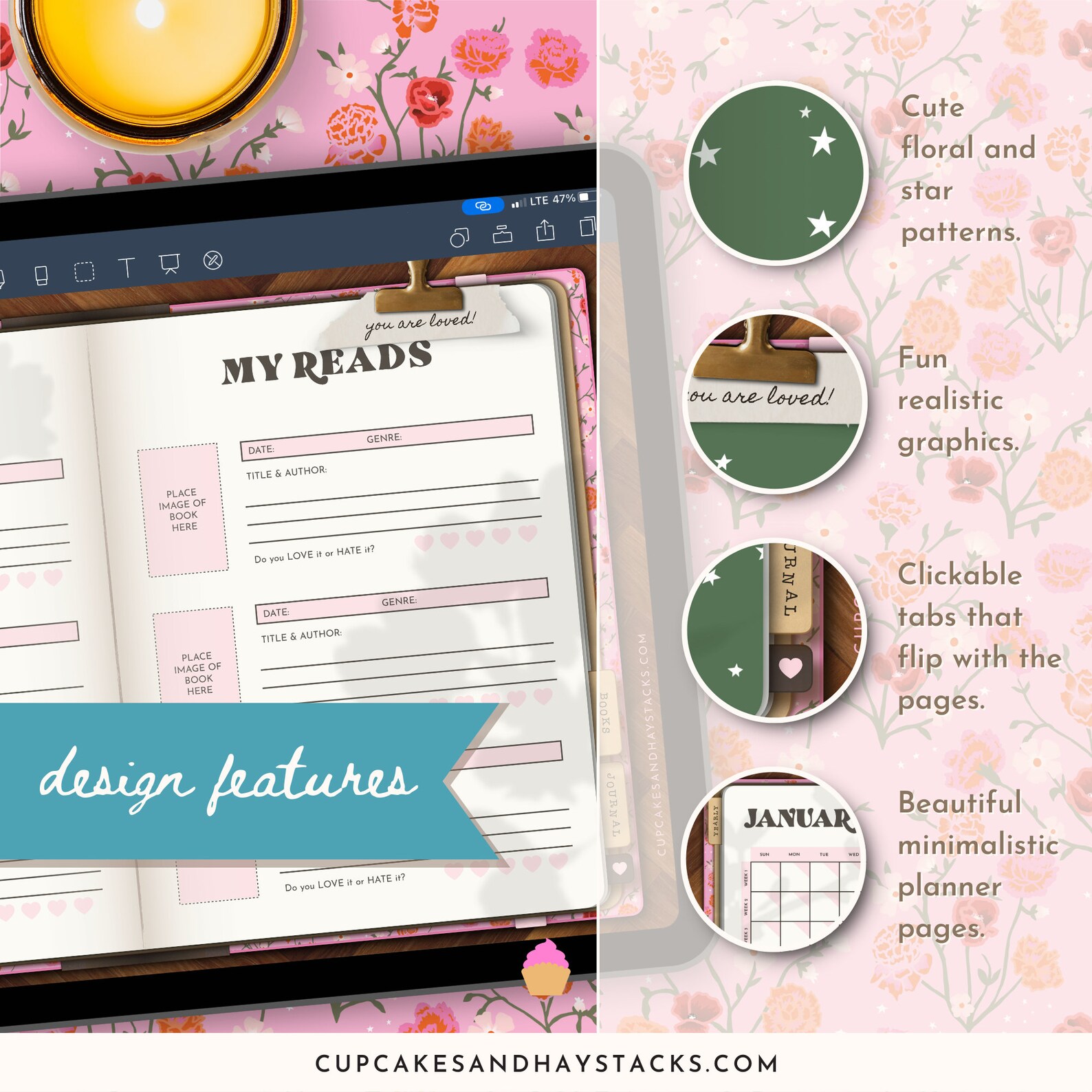 Christian Digital Planner and Prayer Journal, Goodnotes iPad Planner ...
