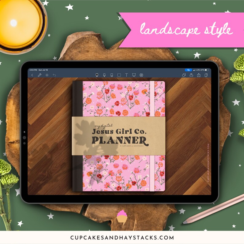Christian Digital Planner and Prayer Journal, Goodnotes iPad Planner ...