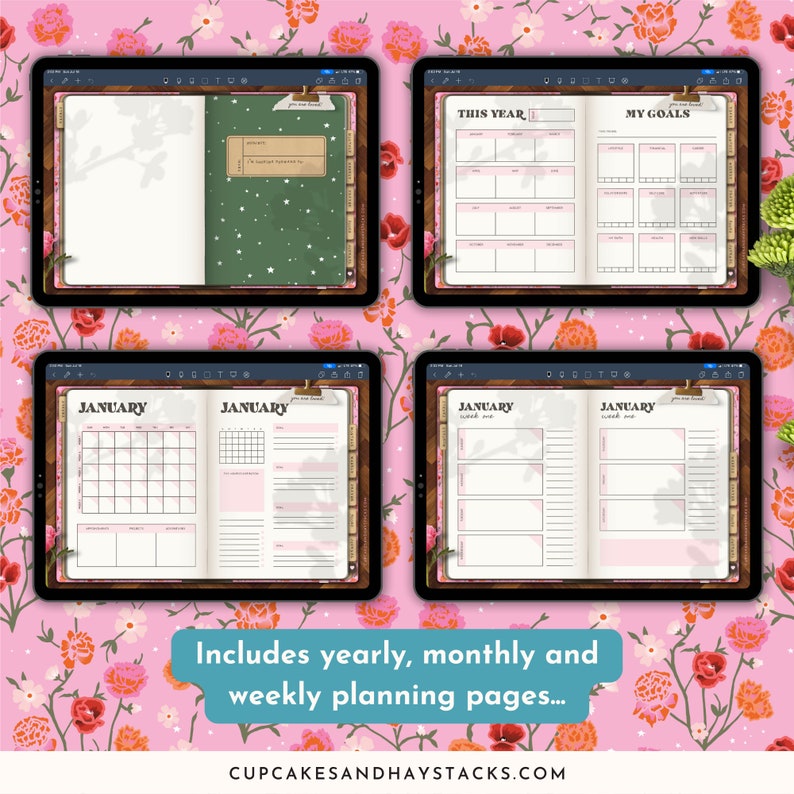 Christian Digital Planner and Prayer Journal, Goodnotes iPad Planner ...