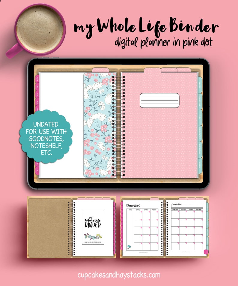 Digital Planner Life Planner Goodnotes Weekly Planner Etsy