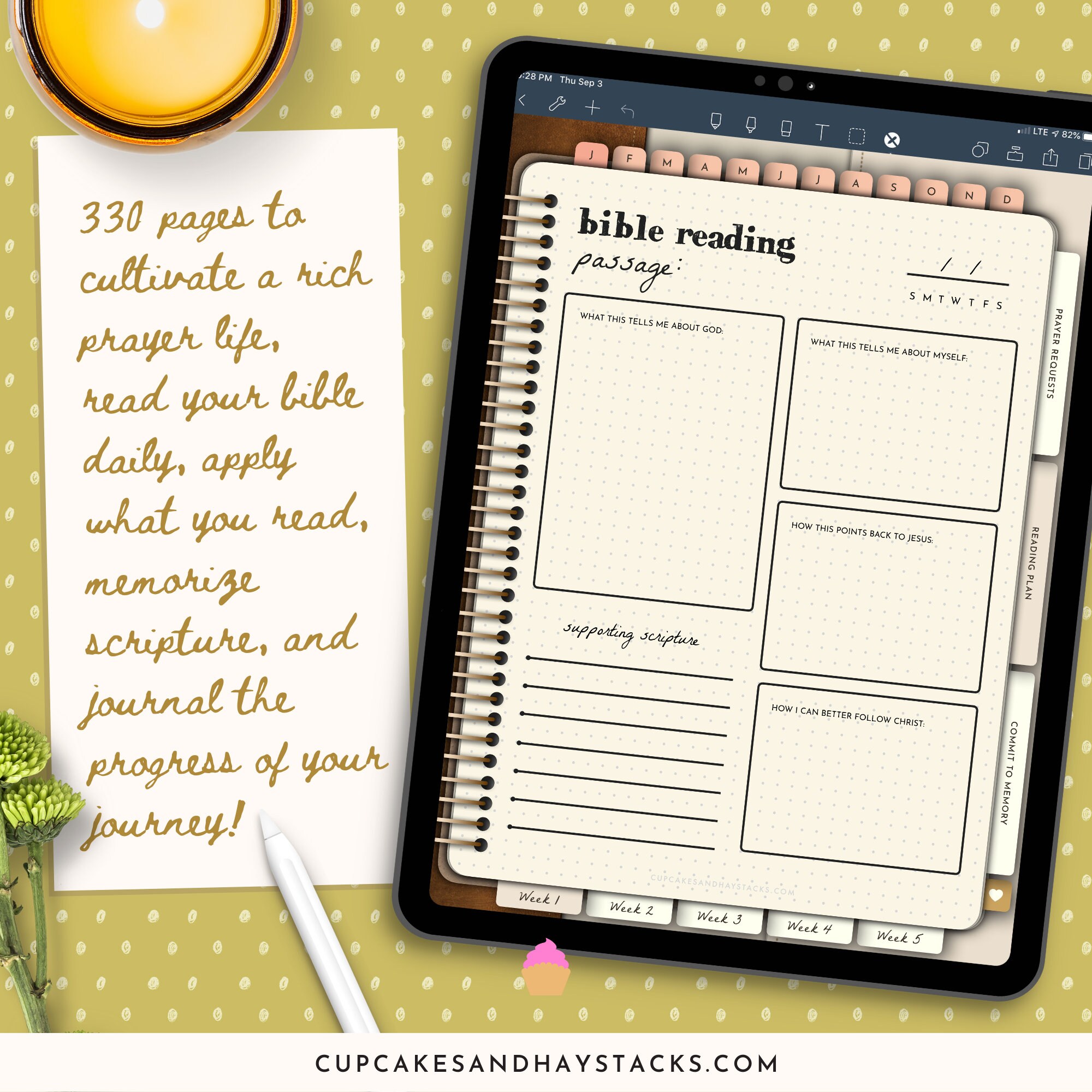 Digital Bible Journaling Digital Bible Study Christian Etsy