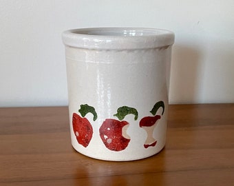 Stoneware Apple High Jar