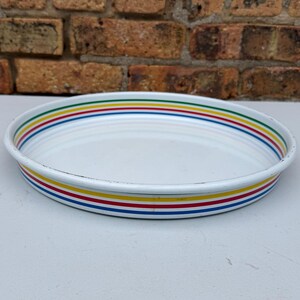 Vintage Striped Serving Tray