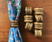 8 Wood Napkin Rings