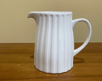 Small Ribbed Crate & Barrel Pitcher