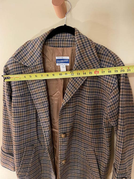 Vintage Pendleton Houndstooth Coat - image 3