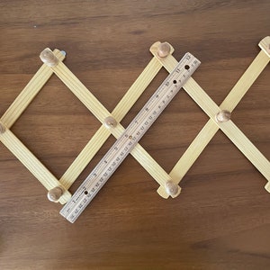 Blonde Wood Chunky Peg Rack - Etsy