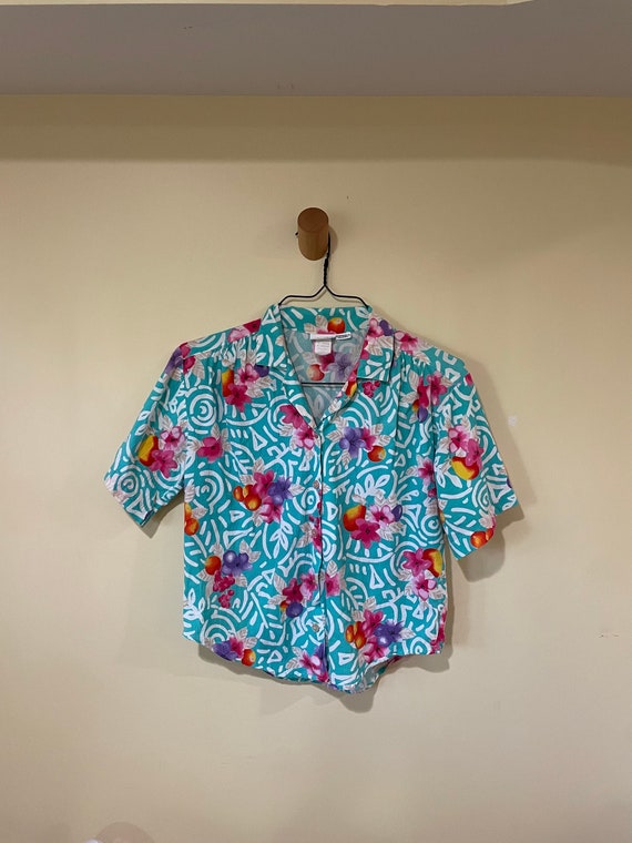 Vintage Tropical Blouse