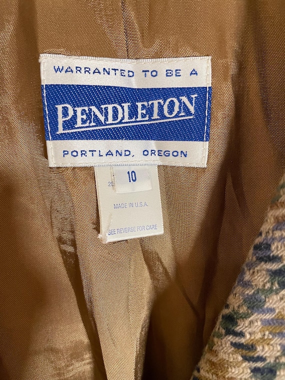 Vintage Pendleton Houndstooth Coat - image 2