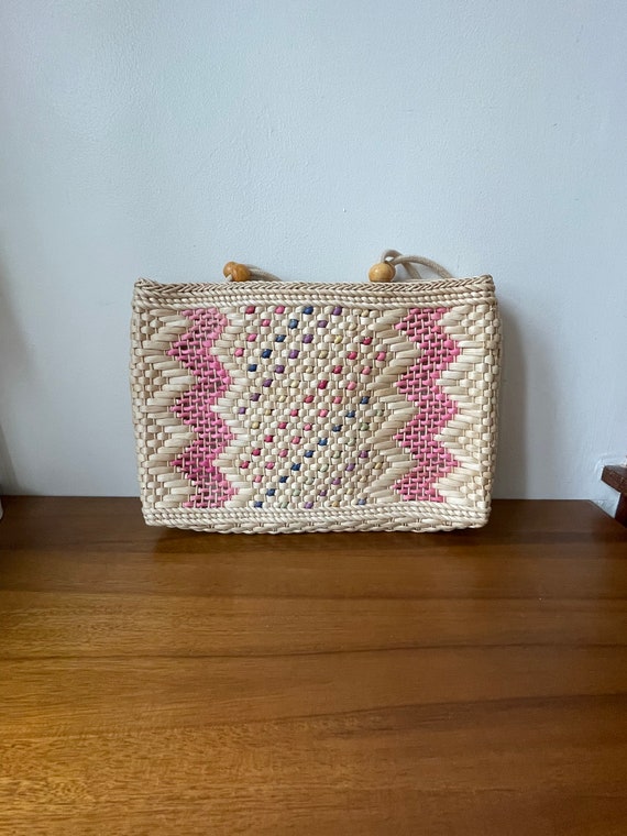 Vintage Basket Purse - image 4